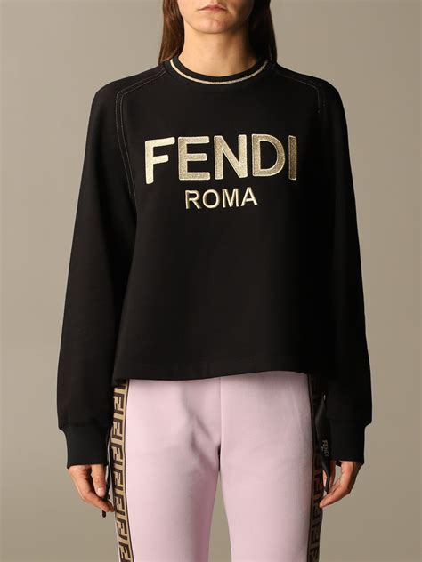 fendi sweatshirt womens|fendi oversized sweater.